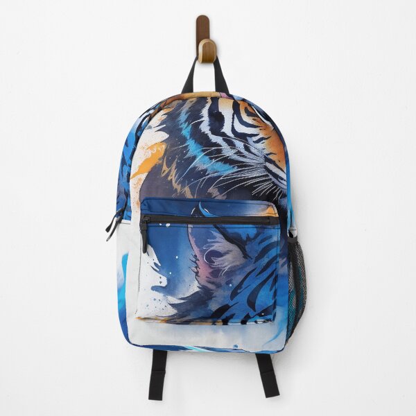 Item preview, tiger ninja warrior blue designed and sold by shokA Design.