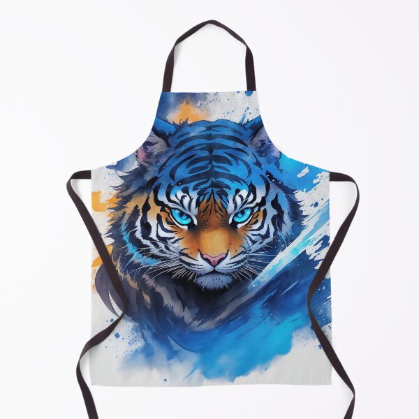 Item preview, tiger ninja warrior blue designed and sold by shokA Design.