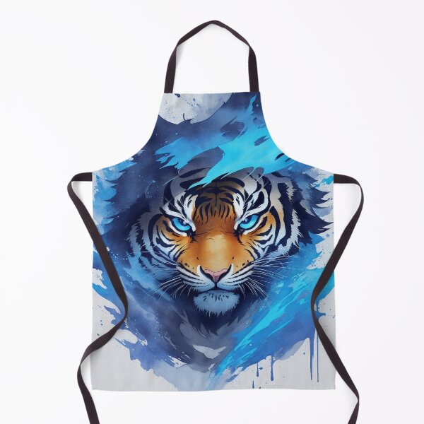 Item preview, tiger ninja warrior blue designed and sold by shokA Design.