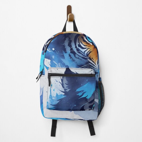 Item preview, tiger ninja warrior blue designed and sold by shokA Design.