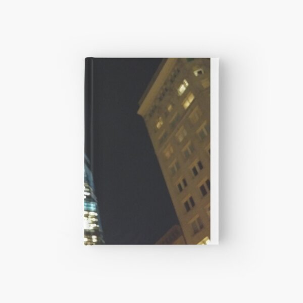 Street, City, Buildings, Photo, Day, Trees, New York, Manhattan Hardcover Journal