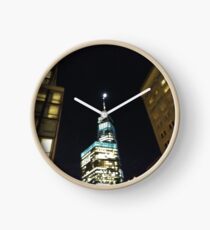 Street, City, Buildings, Photo, Day, Trees, New York, Manhattan Clock