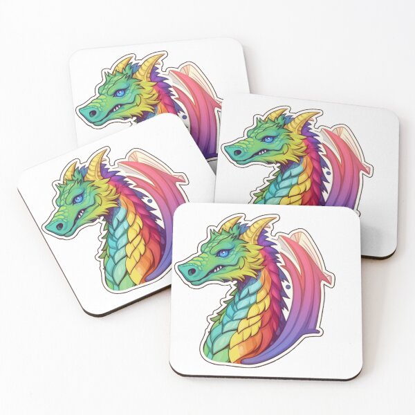 Item preview, dnd rainbow dragon designed and sold by TellezStickers.