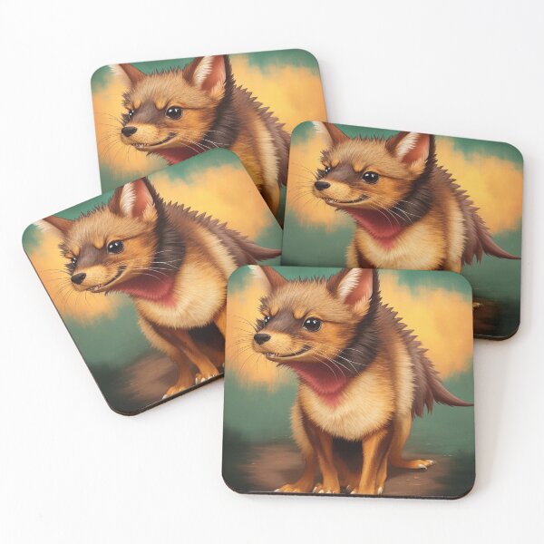 Item preview, A cute baby Chupacabra illustration cryptid poster designed and sold by Vintage Designs +.