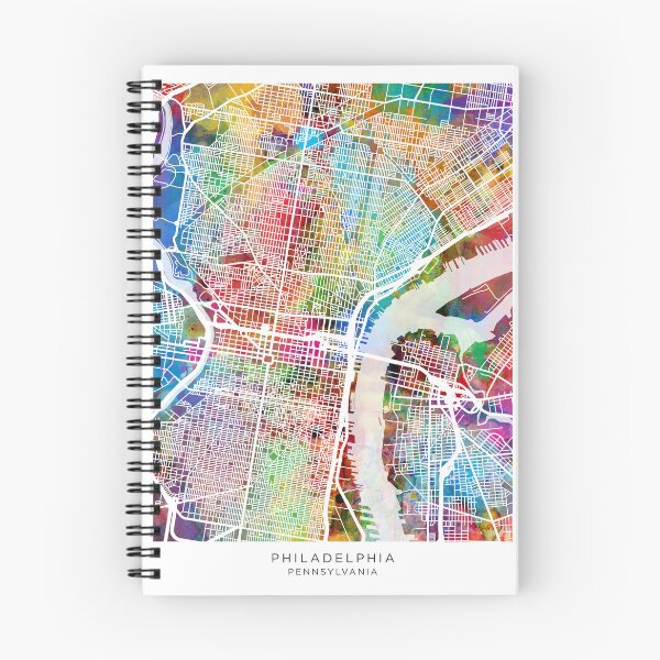 Item preview, Philadelphia Pennsylvania City Street Map designed and sold by ArtPrints.