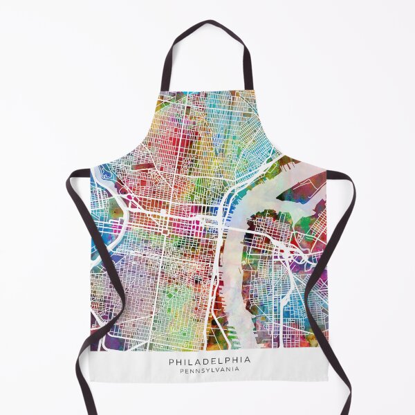 Item preview, Philadelphia Pennsylvania City Street Map designed and sold by ArtPrints.
