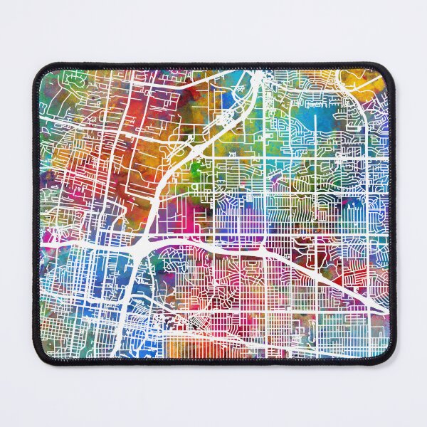 Item preview, Albuquerque New Mexico City Street Map designed and sold by ArtPrints.