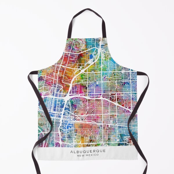 Item preview, Albuquerque New Mexico City Street Map designed and sold by ArtPrints.