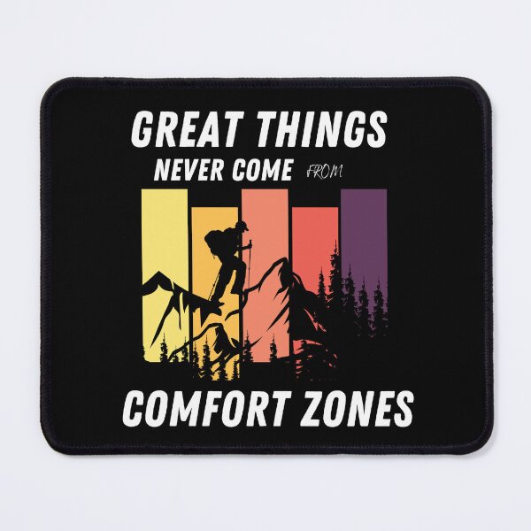 Item preview, Great things never come from comfort zones - Motivational quotes designed and sold by chamadesigner.