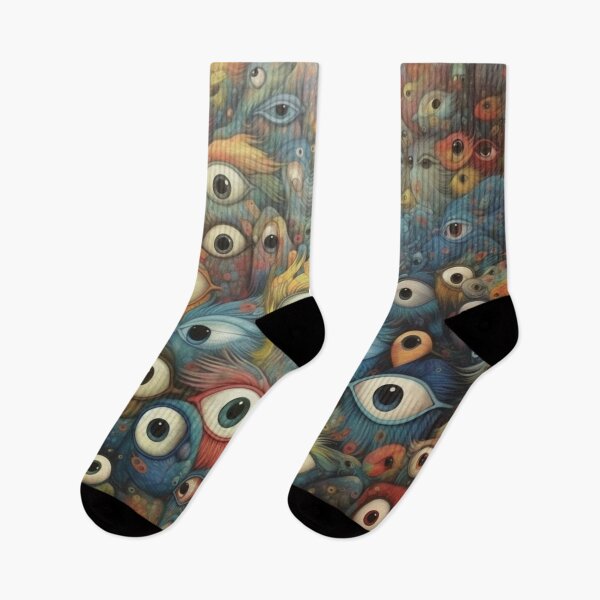 Item preview, Vibrant Colorful Eyes Pattern - Eye-catching Design designed and sold by BubbleSpy.