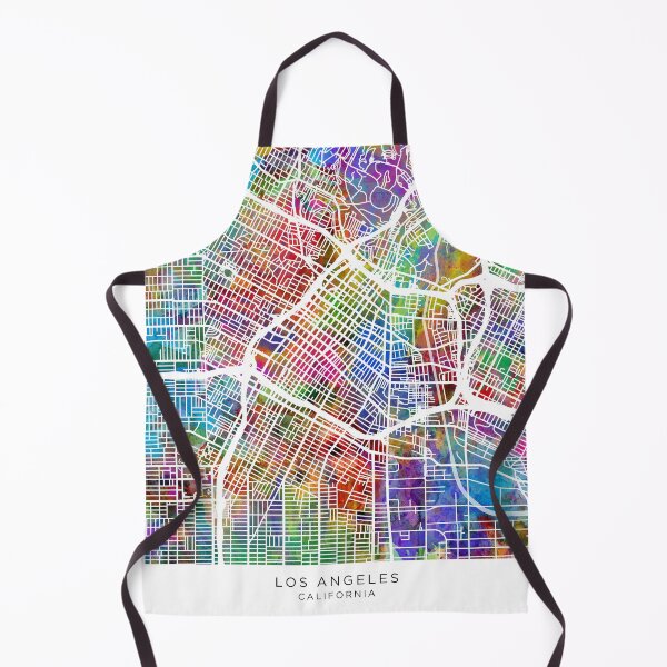 Item preview, Los Angeles City Street Map designed and sold by ArtPrints.