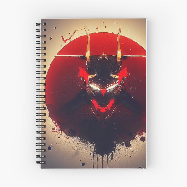 Item preview, Cyber samurai demon mask retro designed and sold by TomFrontierArt.