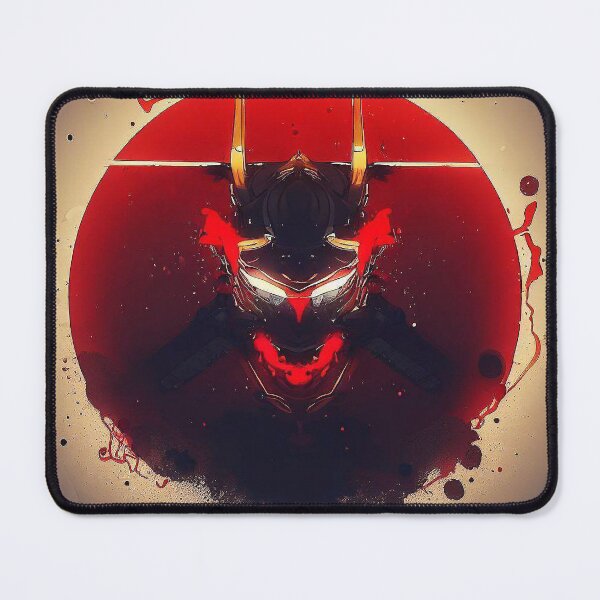 Item preview, Cyber samurai demon mask retro designed and sold by TomFrontierArt.