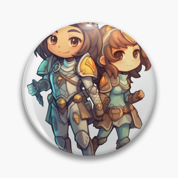 Item preview, dnd paladin sisters designed and sold by TellezStickers.