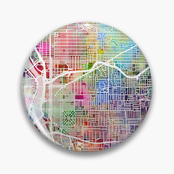 Item preview, Portland Oregon City Map designed and sold by ArtPrints.