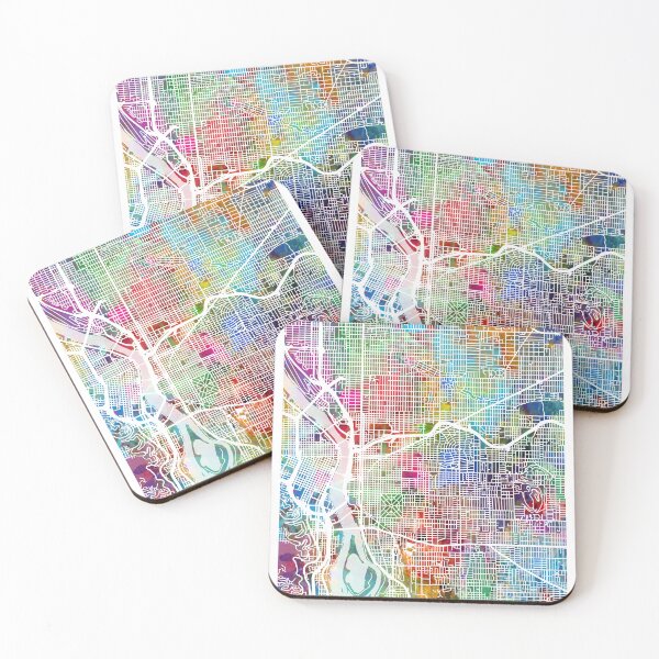 Item preview, Portland Oregon City Map designed and sold by ArtPrints.