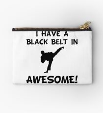 Black Belt Awesome Studio Pouch