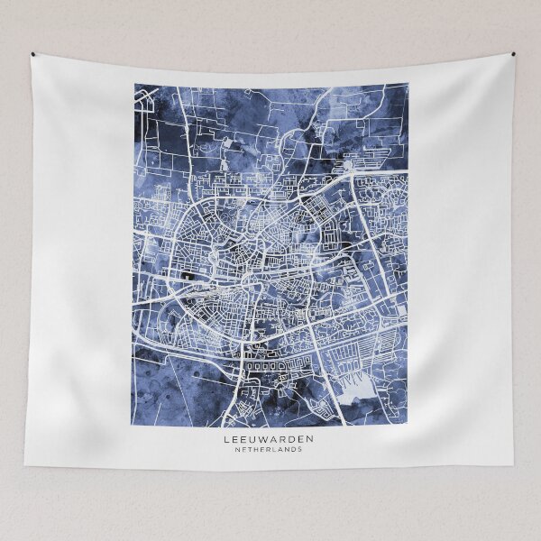 Item preview, Leeuwarden Netherlands City Map designed and sold by ArtPrints.