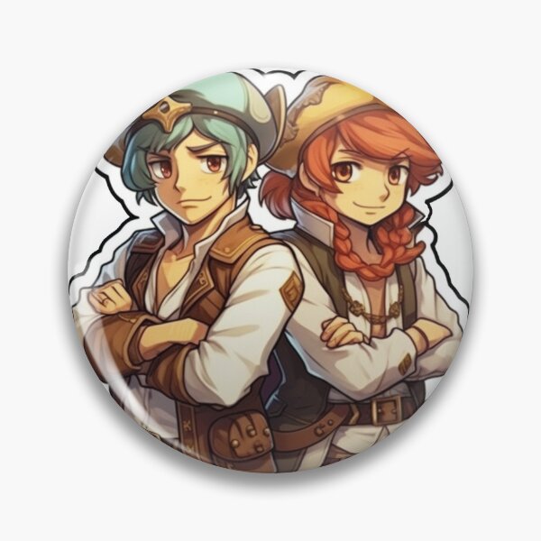 Item preview, dnd pirate brothers designed and sold by TellezStickers.