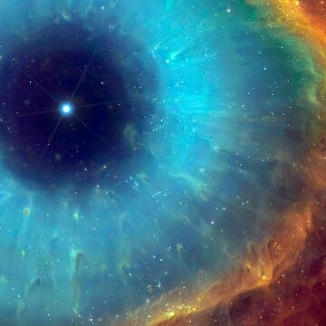 Artwork thumbnail, Amazing Exploding Eye Nebula With Stars by Truthseekmedia