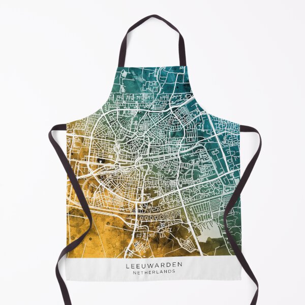 Item preview, Leeuwarden Netherlands City Map designed and sold by ArtPrints.