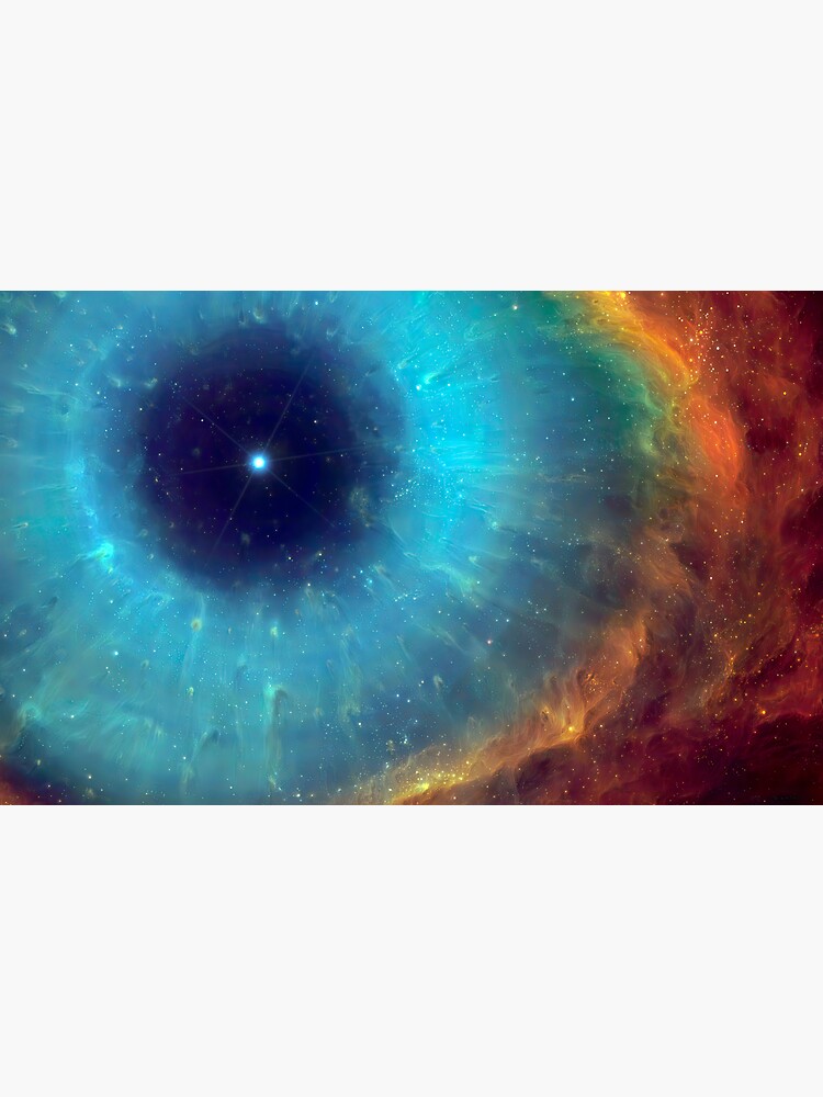 Artwork view, Amazing Exploding Eye Nebula With Stars designed and sold by Truthseekmedia