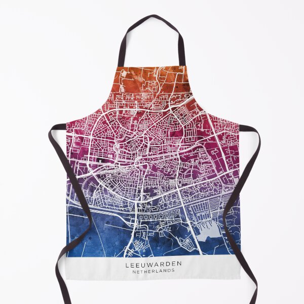 Item preview, Leeuwarden Netherlands City Map designed and sold by ArtPrints.