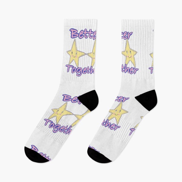 Item preview, Better Together Two Stars Holding Hands designed and sold by luvrest.