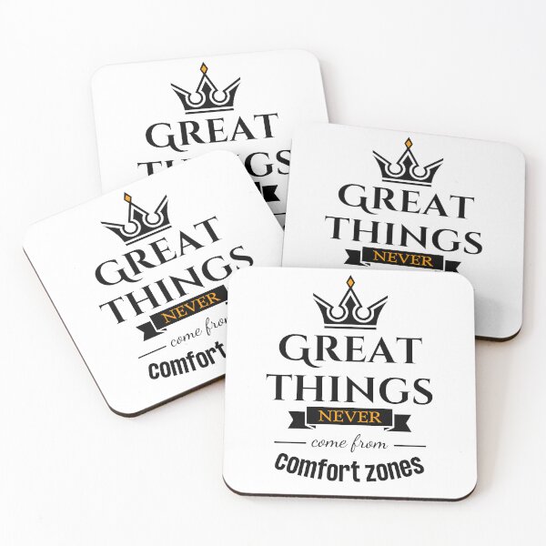 Item preview, Great things never come from comfort zones - Success motivational quotes  designed and sold by chamadesigner.
