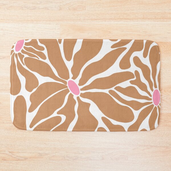 Item preview, PINK BROWN PSYCHEDELIC FLOWERS designed and sold by roofrias.