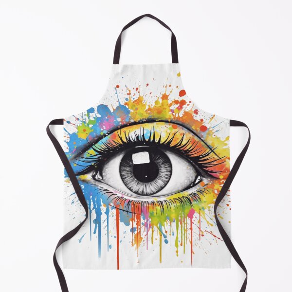 Item preview, Vision in Color: Eye Illustration with Vibrant Color Splash designed and sold by BloomingPixel.