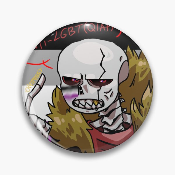 Item preview, Fell sans underfell ace/asexual designed and sold by Kyttyss.