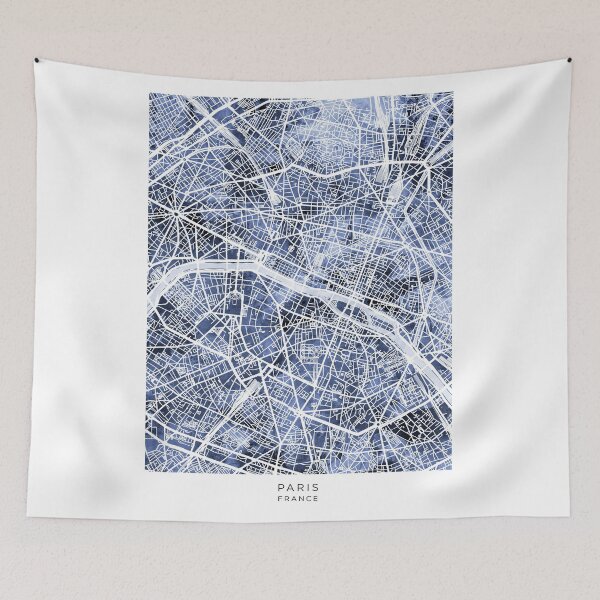 Item preview, Paris France City Map designed and sold by ArtPrints.