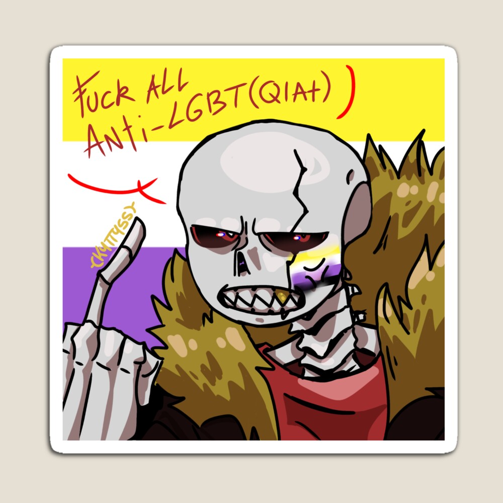 Underfell Sans Vinyl Sticker