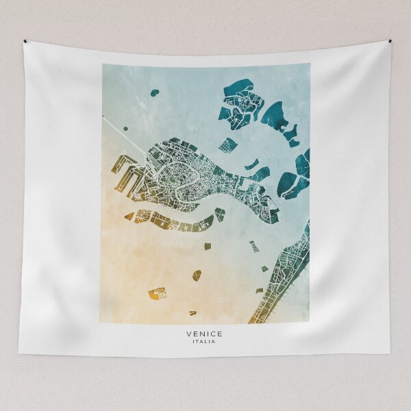 Item preview, Venice Italy City Map designed and sold by ArtPrints.