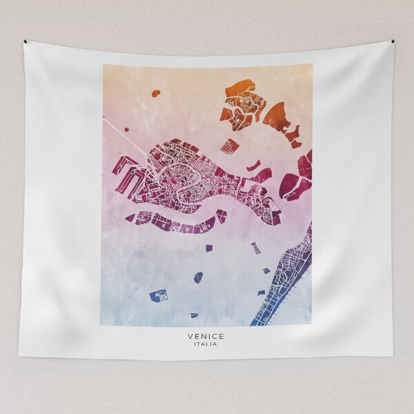 Item preview, Venice Italy City Map designed and sold by ArtPrints.