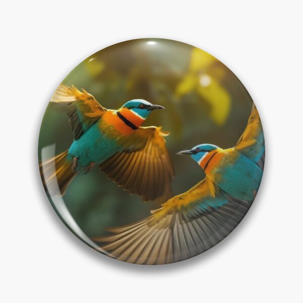 Item preview, European Bee-Eater (Merops apiaster) in flight designed and sold by aiphotosart.