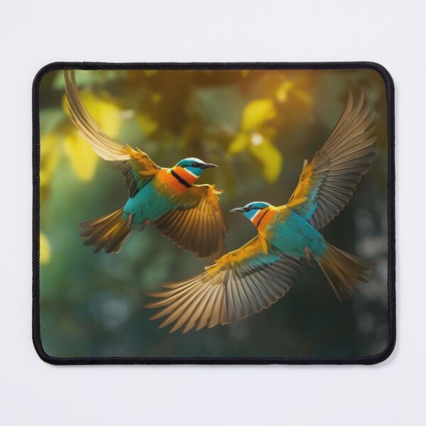 Item preview, European Bee-Eater (Merops apiaster) in flight designed and sold by aiphotosart.