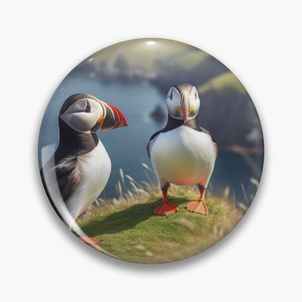 Item preview, Puffins on the cliffs of Mykines, Faroe Islands designed and sold by aiphotosart.