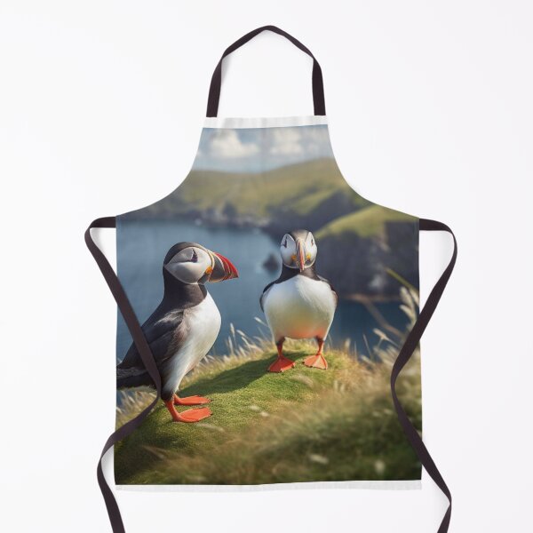 Item preview, Puffins on the cliffs of Mykines, Faroe Islands designed and sold by aiphotosart.