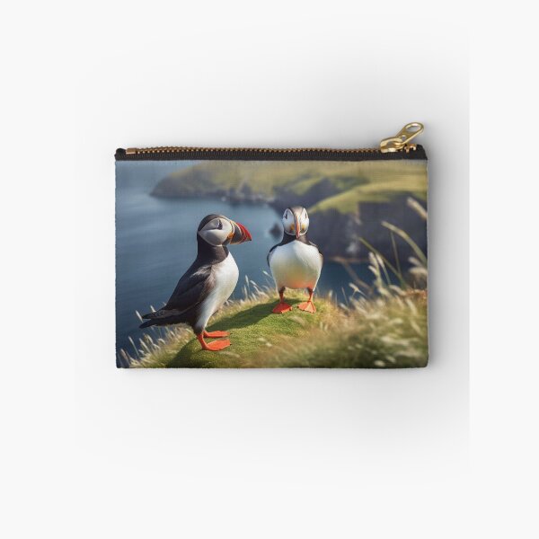 Item preview, Puffins on the cliffs of Mykines, Faroe Islands designed and sold by aiphotosart.