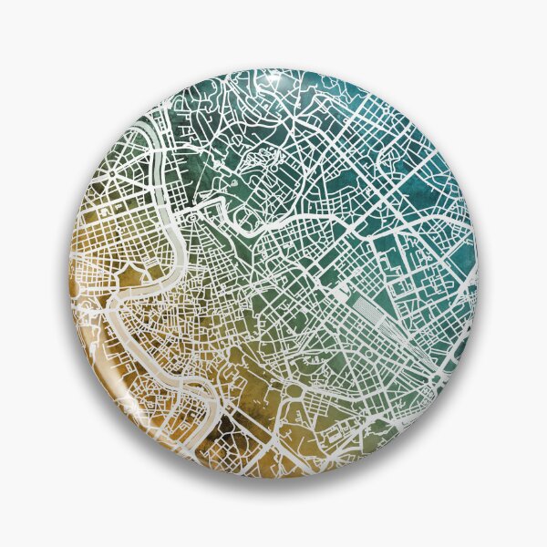Artikelvorschau, Rome Italy City Map entworfen und verkauft von ArtPrints.
