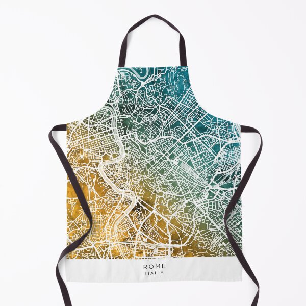 Artikelvorschau, Rome Italy City Map entworfen und verkauft von ArtPrints.
