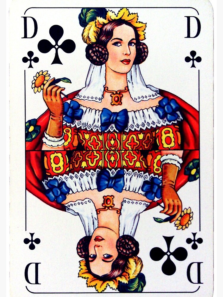 French art deco playing cards