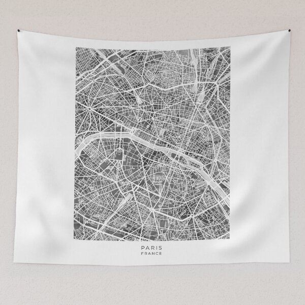 Item preview, Paris France City Map designed and sold by ArtPrints.