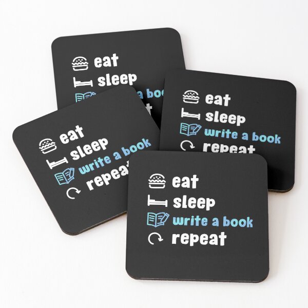 Item preview, Eat Sleep Writer Author Reading Book Bookworm designed and sold by Pubi.