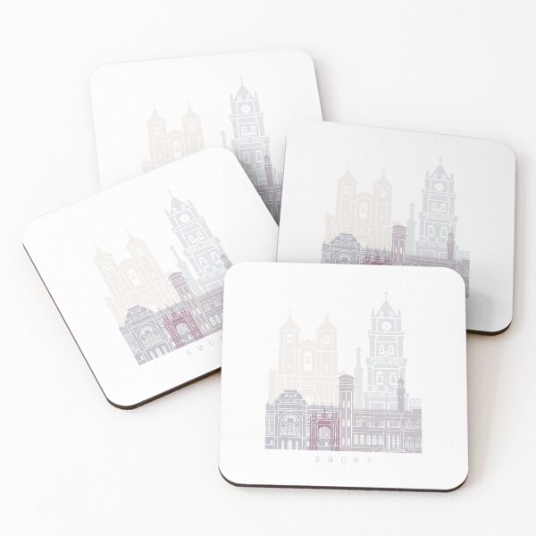 Item preview, SUCRE SKYLINE POSTER PASTEL designed and sold by paulrommer.
