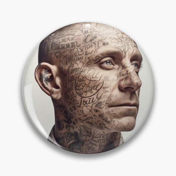 Item preview, The mysterious tattooed warrior designed and sold by Markus Baron.