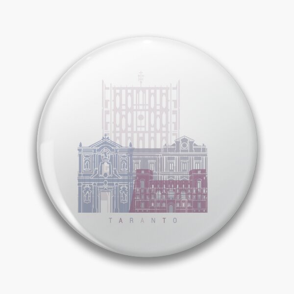 Item preview, TARANTO SKYLINE POSTER PASTEL designed and sold by paulrommer.