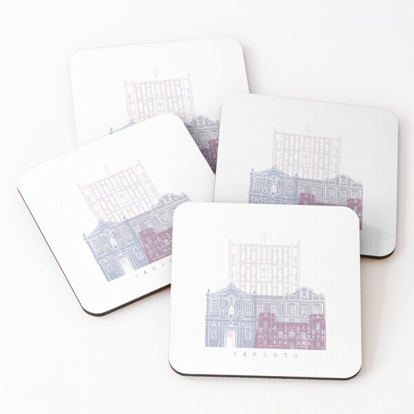 Item preview, TARANTO SKYLINE POSTER PASTEL designed and sold by paulrommer.